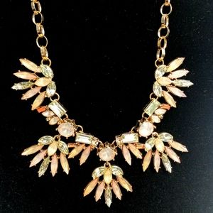 Erica Lyons Multi-Colored Stone Fashion Trendy Collar Statement Necklace